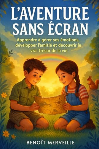 L’aventure Sans Écran: Un Livre Illustré pour Enfants 6-11 Ans pour Apprendre à Gérer ses Émotions, Développer l’Amitié et Découvrir le Vrai Trésor de la Vie (French Edition)