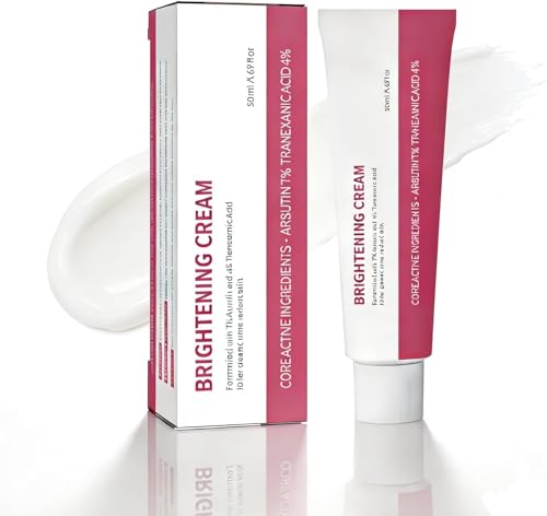 Arbutin Cream for Spots Remover Arbutin 7% + Tranexamic Acid 4% Cream for Uneven Skin Tone Hydrating Non-Irritating Safe for Sensitive Skin 1.69 oz