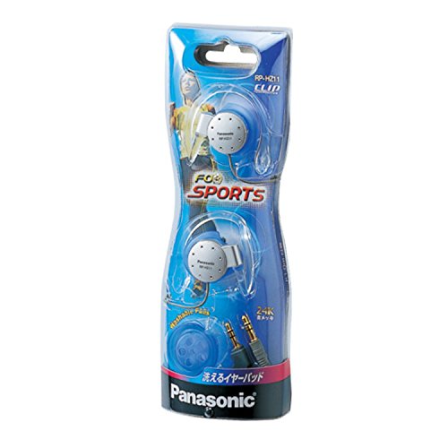Image of Panasonic RP-HZ11-S Ear-Hook Headphones Water Resistant RPHZ11 Silver /GENUINE