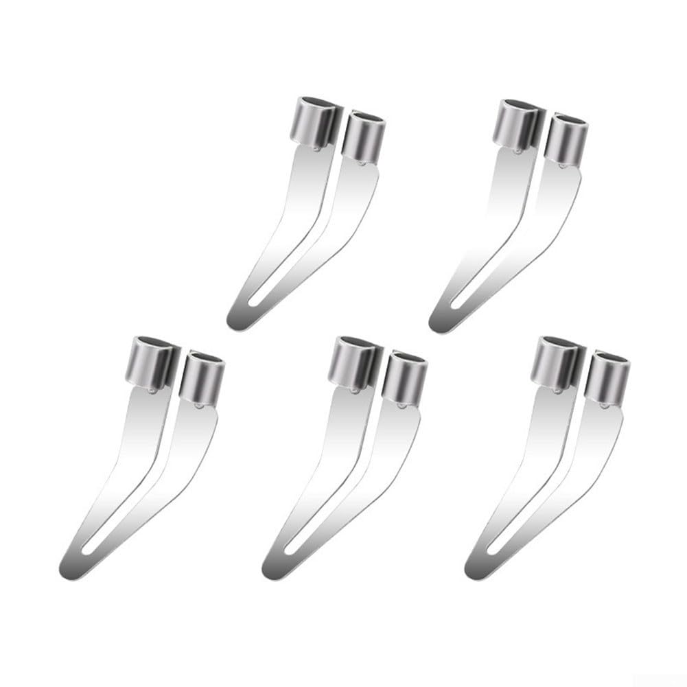 Strumento di saldatura in plastica testa liscia 3/5pcs metallo saldatura riparazione ferro accessorio per paraurti auto plastica PP 50X20x5mm (5pcs)