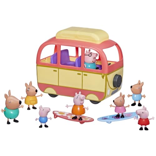 Peppa Pig Peppa Visits Australia Campervan Vehicle Preschool Toy; Includes...