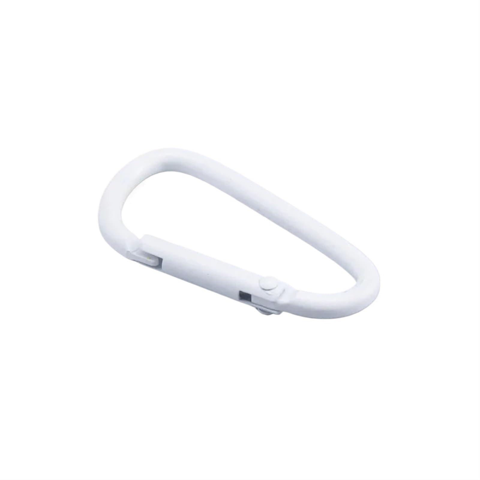 Karabińczyk, 5-20 sztuk/zestaw Karabinek ze stopu aluminium Klamra Sprzęt kempingowy Plecak Butelka wody Wisząca Brelok(White,4.5cm 20PCS)