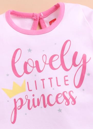 Image of LuvLap Baby Girls Regular Fit 100% Cotton Half Sleeves Girls Top CoSet Pack of 3