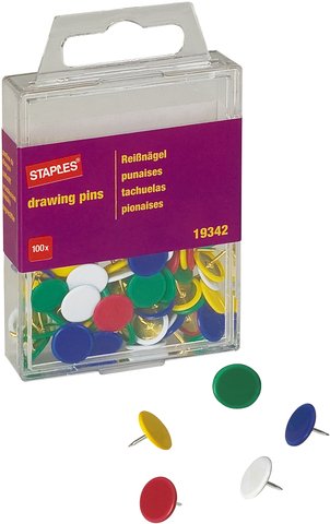 Chinchetas Colores Surtidos 100 St