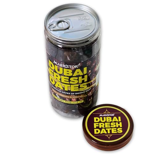 Image of Markstor Dubai Fresh Dates (500g) - Fresh Khenaizi Dates of Middle East