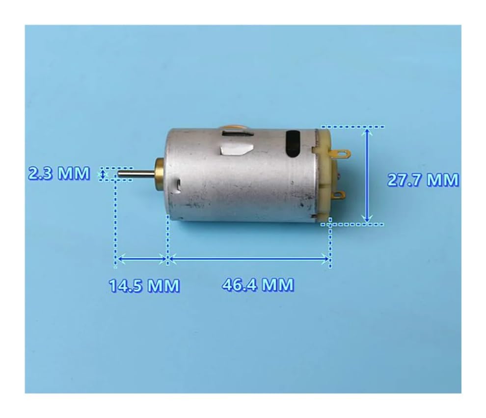 Motor de corriente continua DC 18V 24V con gran torque y rotación circular 3