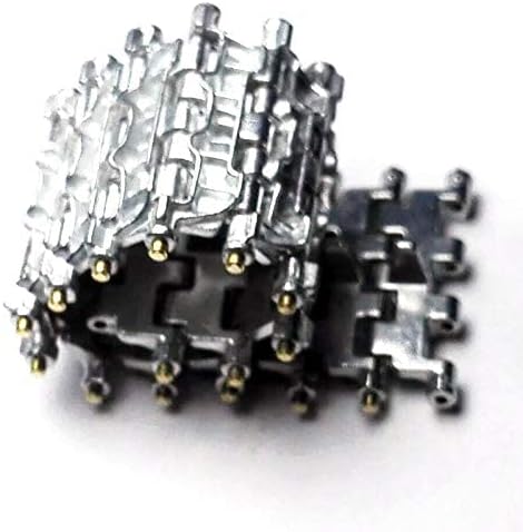 Warp United 1/35 Workable Metal Track Links with Pins: Soviet T-55AM T-62 T-72 T-90 Tank Model Kit