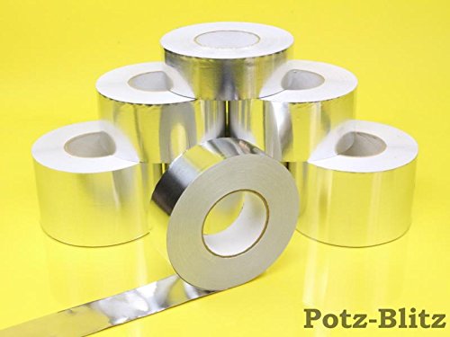 Preisvergleich Produktbild 100 Meter Reinaluminium - Klebeband - 50mm Breite