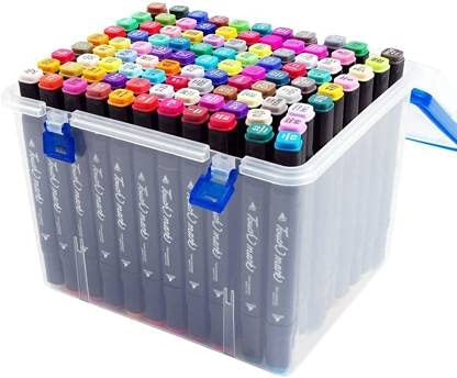like it Alcohol Markers 80 Colors Art Markers Professional Markers Dual Tips Permanent Marker Set