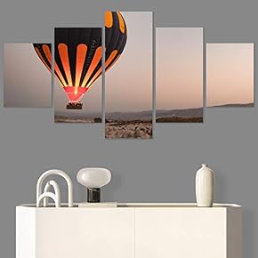 SIGNWIN 5 Panel Canvas Wall Art Modern Art...