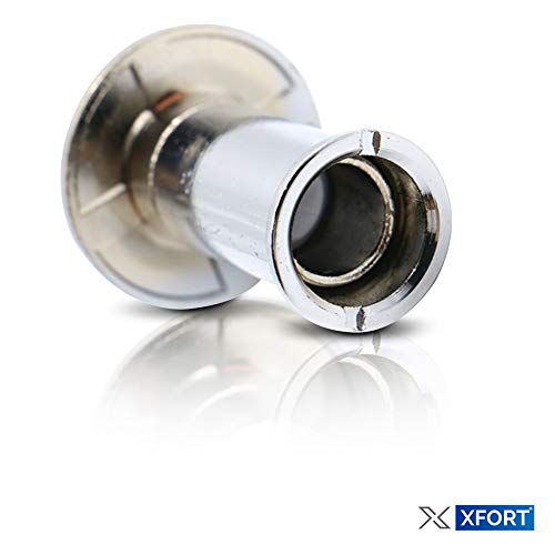 XFORT Türspion, Weitwinkel Türspion für Haustür, Gucklöcher für Türen, Türspion für Sicherheit, poliertes Chrom