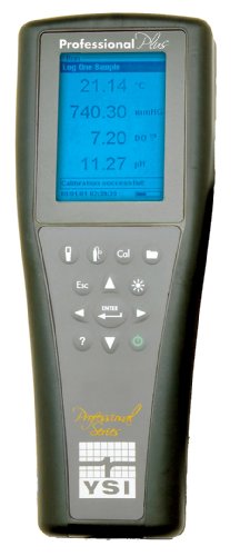 YSI 6050000 Professional Plus Handheld Multiparameter Meter, 0 to 200 mS/cm, 0.001 mS/cm Resolution, +/- 0.5 Percent mS/cm Accuracy