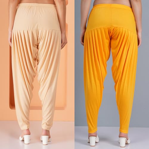 Image of Buy That Trendz Patiala Salwar for Women Relaxed Fit Viscose Patiyala Salwar Harem Bottom Pants
