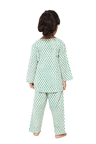 Image of Cotton Unisex Printed Night Suit Dress Set Combo Pack for Girls Boys
