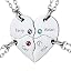 Heart Set of 4-Stainless & Birthstone