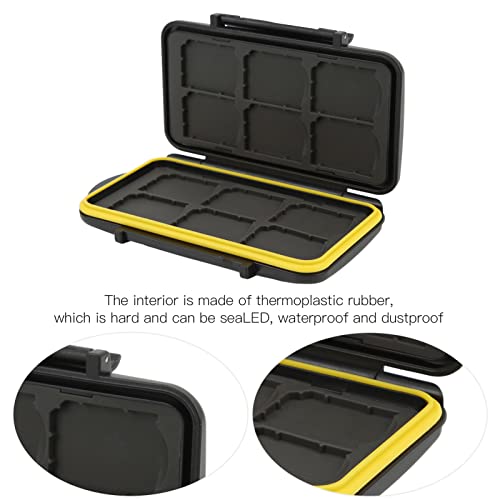 Zyyini Estojo para cartão de memória, 12 compartimentos para armazenamento de cartões de memória, ca