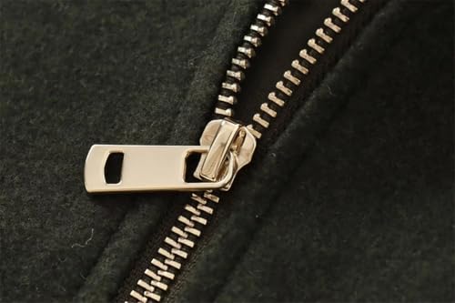 Women's Zipper Jacket Coat Elegant Long Sleeve Pocket Short Coat4