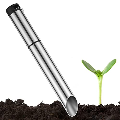 Seed Planter Tool, Hand Dibber, Seed Dibber, Metal Seedling Transplanter Tool, Manual Hole Digger, Flowers Seedling Planting Tools For Garden Backyard Farm Orchard Tulip Daffodil Crocus #TOP7