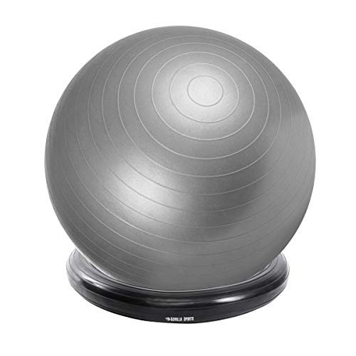 GORILLA SPORTS® Ballschale - für Gymnastikbälle von 55 bis 75 cm, Ø 45...