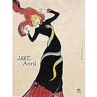 Amazon.co.jp: Toulouse Lautrec Jane Avril 1899 Art Print Framed