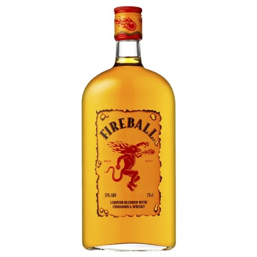 Fireball - Likör gemischt mit Zimt und Whisky 70cl Pack 6 Stück Cover