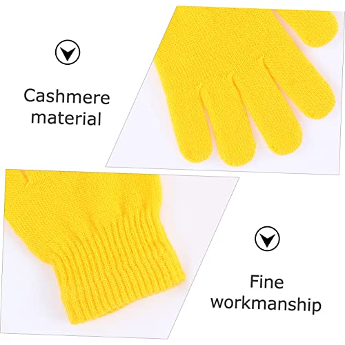 Guantes de cashmere térmicos Minkissy transpirables para frío extremo 7