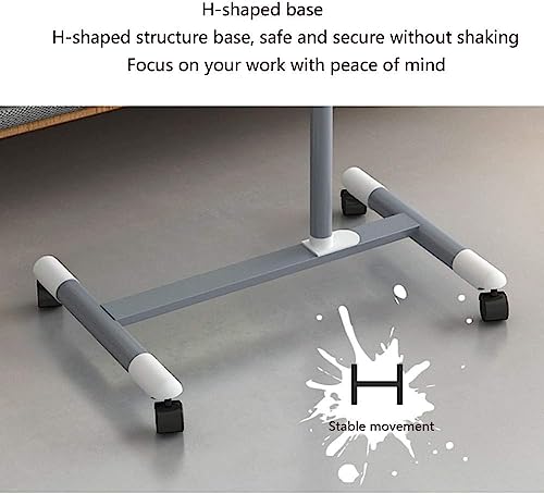 Bureau pour ordinateur portable inclinable et support debout relevable