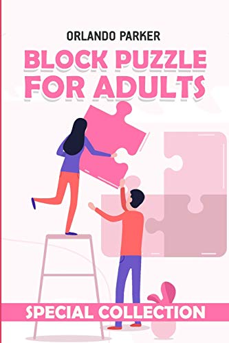 Block Puzzle For Adults: Light and Shadow Puzzles (Brain Game Books)