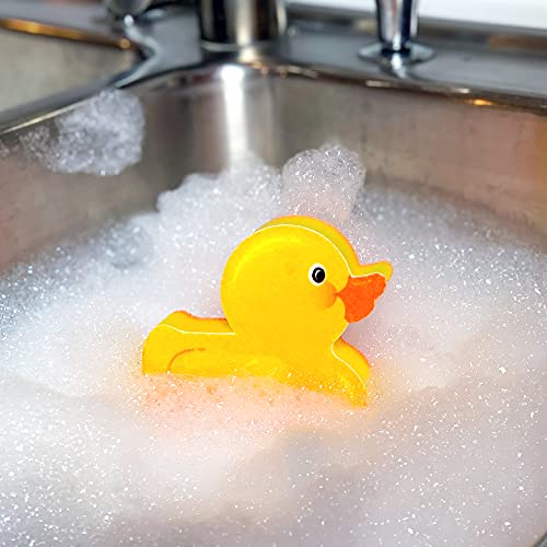 Image of Genuine Fred, Scrub-A-Duck, Kitchen Sponge, Yellow