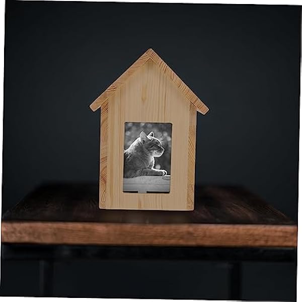 ABOOFAN 3 Stuks Huisdier Urn Houten Kat Crematie Urn Kleine Crematie Decoratieve Urnen Kitten Urnen Roestvrij Staal Gedenkteken As Houder Ornament Fotolijst Houten As Urn Standbeeld