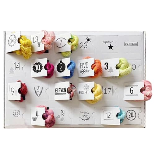 Wolle Adventskalender 2025, 24 Tage Weihnachts Countdown