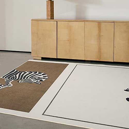 Tapis fabriqué à la machine moderne Ruby Lil 80x120cm aux finitions soignées de qualité - 8