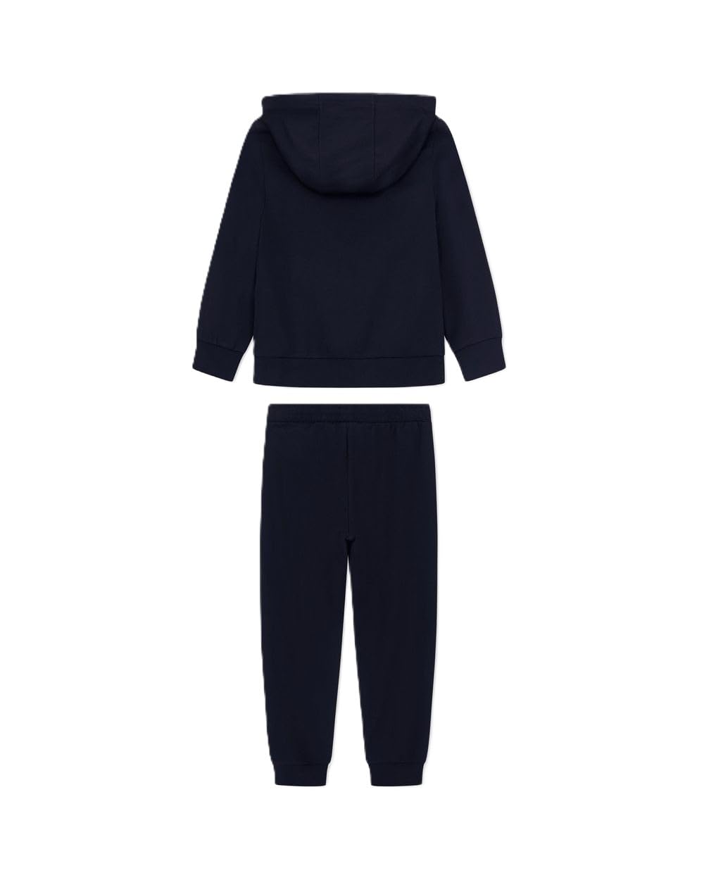 EA7 Emporio Armani Tuta Bambino in Cotone con Zip e Logo sulla Schiena 7B000031AF10380 8059797185348-10A 10A Nero Oro