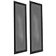 120 X 360 Mm DIY-PC-Gehäuse-Staubnetzfilter, [2er-Pack] Magnetische PVC-Staubfilterabdeckung, PC-Lüfter-Staubnetz-PC-Kühlerfilter für Computer-PC-Gehäuse (Black)