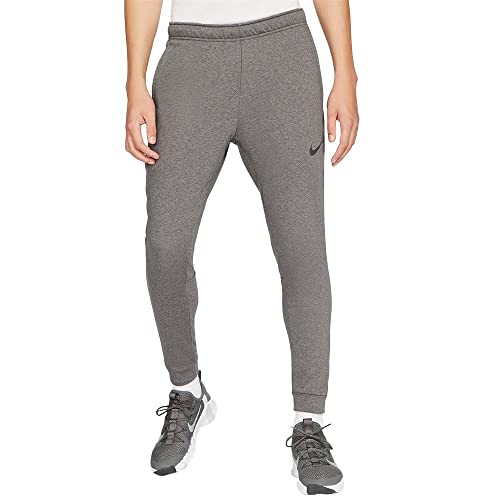 Nike Dry Pants Taper Fleece Charcoal Heather/Black MD, Medium