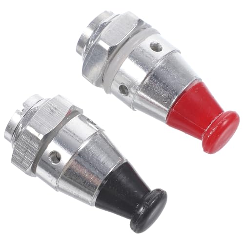 Válvulas de alivio de presión SUPVOX, 2 piezas, válvula de seguridad de aleación de aluminio con función de alarma para ollas a presión y accesorios de cocina miniatura 1