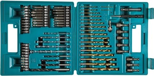 Makita B-49373 Wiercenie i Wkręcanie, 18 V, Niebieski, zestaw 75 Sztuk