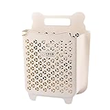 Design résistant et durable : ce panier à linge sale utilise des matériaux PP et PE pour fournir une excellente durabilité, empêchant la déformation facile ou les dommages au fil du temps. Sa construction robuste permet une utilisation constante dans les maisons où la collecte du linge est une priorité