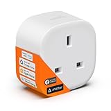 Onvis Matter Smart Plug, Thread Socket Works with Apple Home, Alexa, Google Home, SmartThings, Remote Control & Automate Appliances, Schedule & Timer, Fast Responsive, Extend Thread network (1 Pack)