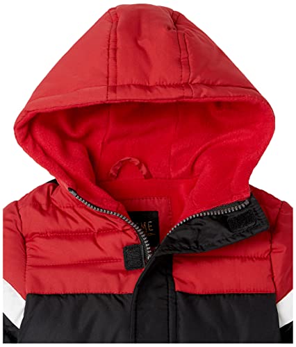 Ixtreme Boys' Colorblock Puffer Jacket, Black, 12M #TOP2