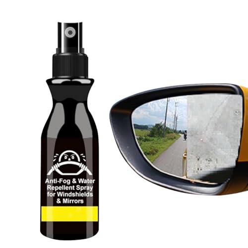 Spray antivaho para coche - Spray antivaho para parabrisas de coche | Antiniebla para coche | Agente desempañador para ventanas de automóviles | Spray antivaho para gafas, suministros de limpieza