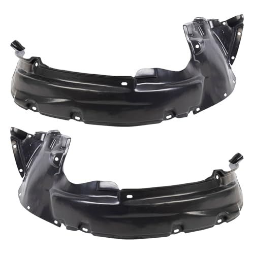 Image of TRQ Front Inner Fender Liner Set Compatible with 2006-2007 Ford Escape FO1250126 FO1251127