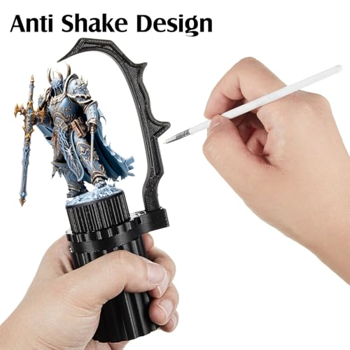 Image of Geelin 2 Set Miniature Painting Handle Versatile 3D-Printing Mini Painting Holder Compatible with Scale Model Base DND Miniatures Fantasy Figurines War Game Accessories