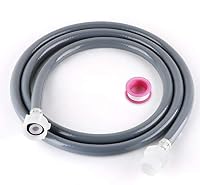 ilauke 2,5 m Zulaufschlauch Verlängerung, Zulaufschlauch Waschmaschine mit 6M PTFE-Band, 3/4 Zoll Waschmaschinenschlauch Verlängerung Ablaufschlauch Waschmaschine für Waschmaschinen und Geschirrspüler