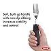 Adaptive Eating Utensil. OXO Good Grips Weighted Fork is 6 oz, Bendable with Non-Slip Built Up Handle. Helpful for Parkinson s, Tremors, Spasticity, Ataxia, Stroke, Arthritis or Limited Hand Control.