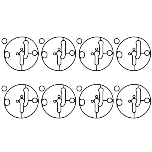 Image of BYOBYO 8 Pcs Float Bowl Gasket, 698781 Black Gasket Replacement Car Accessories Parts for Nikki, for Carbs, for Briggs, for Stratton