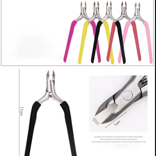 Image of Precision Cuticle Scissors - Stainless Steel Blades for Skin Care - Ergonomic Handle for Comfortable Grip - Ideal for Trimming Cuticles
