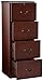 Z-Line Designs 4-Drawer Vertical File Cabinet, Cherry