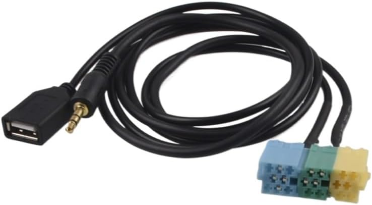 Car Video Audio Mp3 AUX USB + 3.5mm Cable Adapter Plug for Hyundai kia Sportage