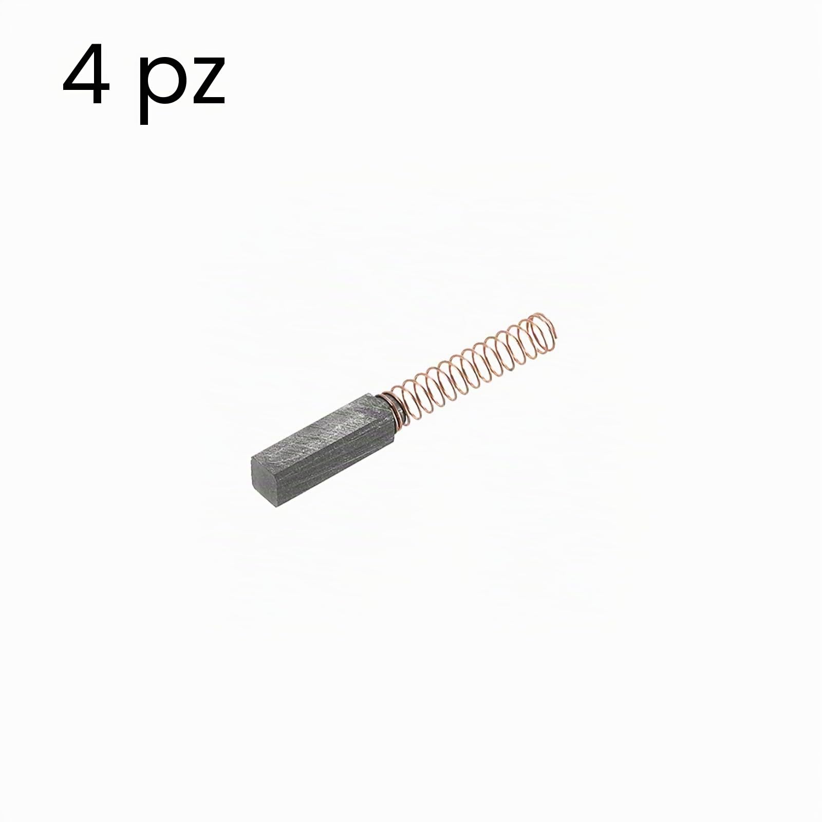 PATIKIL Carbonio Spazzole Spazzola di Carbone di Ricambio 14x4x4mm per Motori Elettrici Potenza Strumento Angolo Smerigliatrice Tavolo Ricambio Parte Riparazione, 4pz